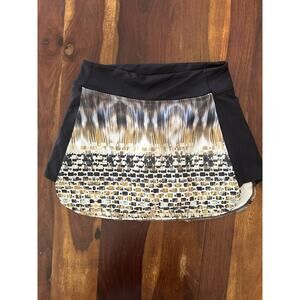 Dona Jo Athletic Tennis Skort Pickleball Skort ~ Women's Size 2 ANimal Print